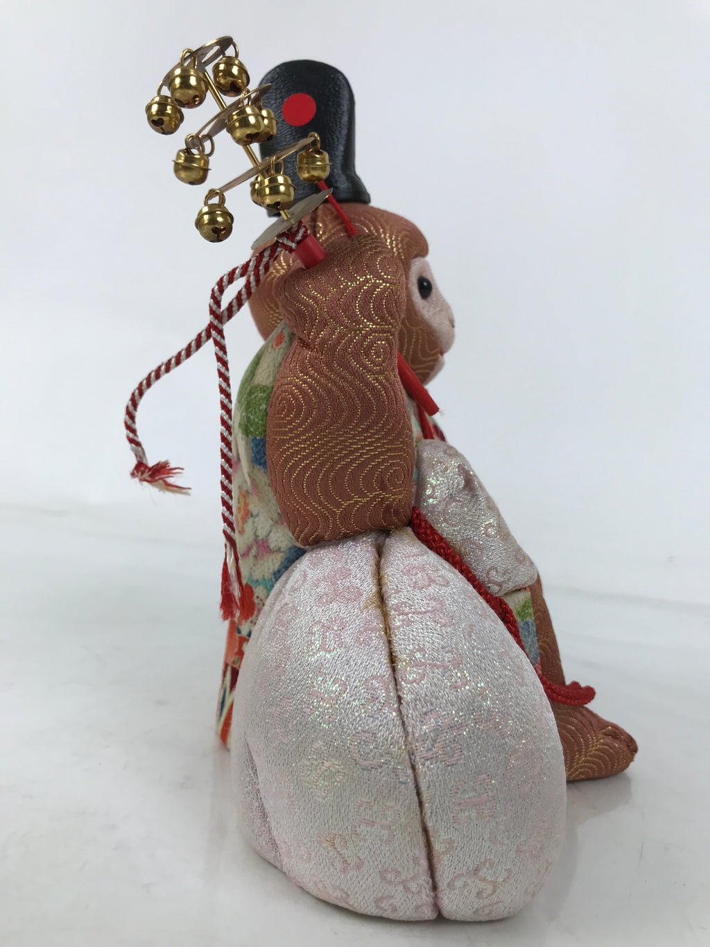 Japanese Zodiac Fabric Monkey Doll Vtg Kimekomi Ningyo Animal Fortune Saru ST27