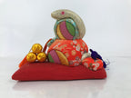 Japanese Zodiac Fabric Snake Doll Vtg Kimekomi Ningyo Animal Lucky Hammer ST31