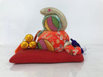 Japanese Zodiac Fabric Snake Doll Vtg Kimekomi Ningyo Animal Lucky Hammer ST31