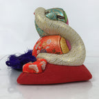 Japanese Zodiac Fabric Snake Doll Vtg Kimekomi Ningyo Animal Lucky Hammer ST31