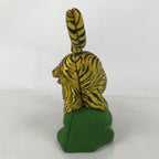 Japanese Zodiac Fabric Tiger Doll Vtg Kimekomi Ningyo Animal Yellow Tora ST25