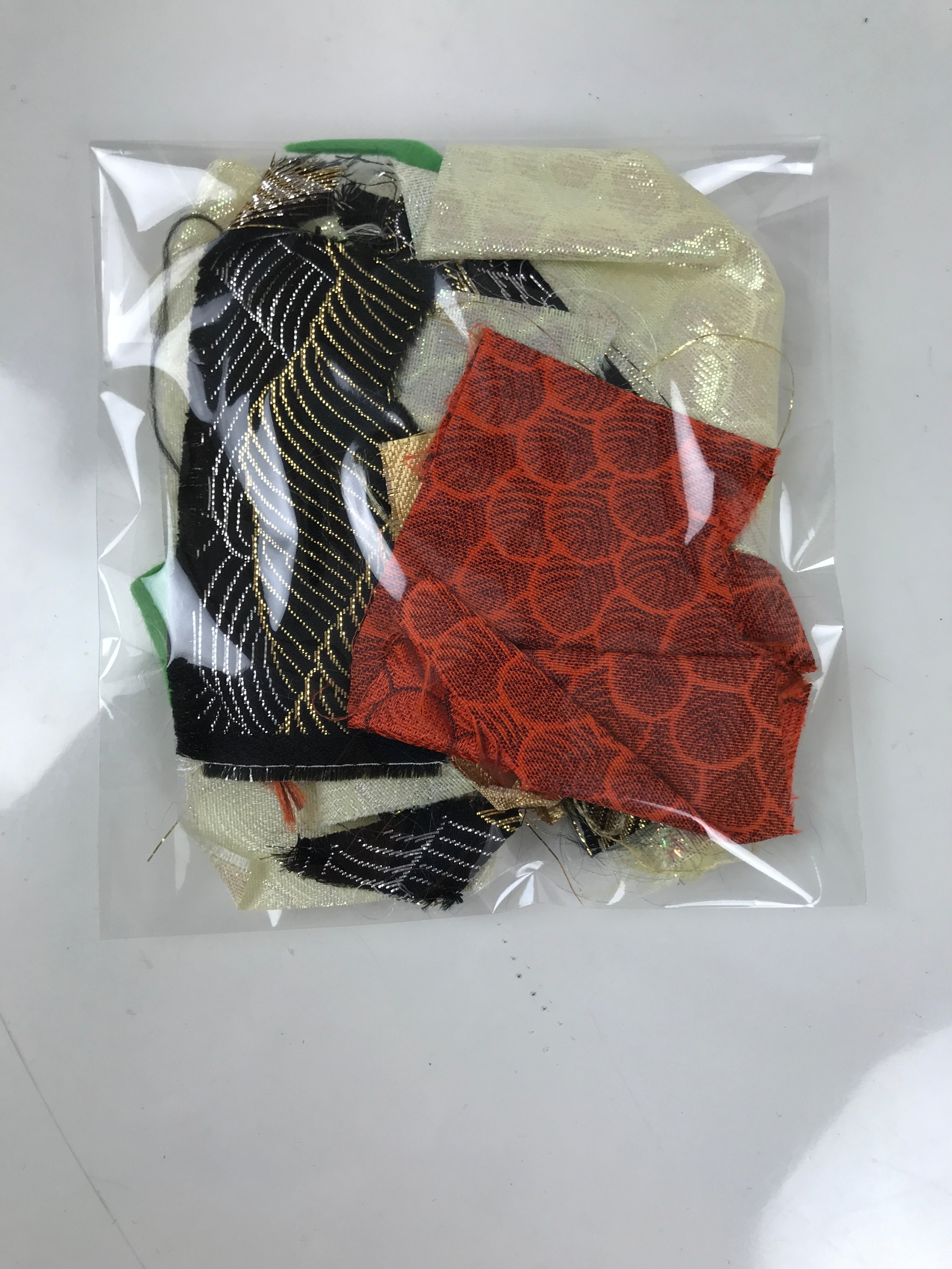 Japanese Zodiac Silk Fabric Rooster Doll Vtg Kimekomi Ningyo Animal w/Stand ST34
