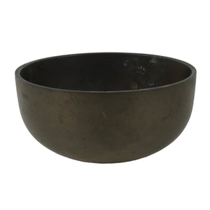 Japanese Buddhist Altar Bronze Metal Orin Bell Singing Bowl Butsugu Brown BA590