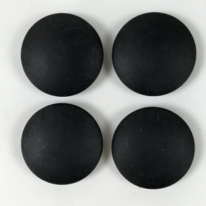 Japanese Go Stone Goishi Game Pieces Set Vtg Igo Brown Wood Bowls Glass GO98