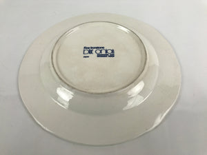 Made in Japan Porcelain Blue Onion Indigo Plate Vtg Floral Decorative Rim PY837