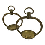 Japanese Buddhist Altar Fitting Brass Hanging Lantern Rinto 2pc Spare Part BP39-OT - Buddhist-chidorivintage.com