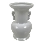 Japanese Buddhist Altar Porcelain Flower Vase Vtg Hanatate Simple White BA927-OT - Buddhist-chidorivintage.com