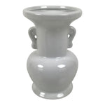 Japanese Buddhist Altar Porcelain Flower Vase Vtg Hanatate Simple White BA927-OT - Buddhist-chidorivintage.com