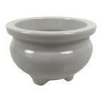 Japanese Buddhist Altar Porcelain Incense Burner Koro Vtg Simple White BA928-OT - Buddhist-chidorivintage.com