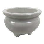 Japanese Buddhist Altar Porcelain Incense Burner Koro Vtg Simple White BA928-OT - Buddhist-chidorivintage.com