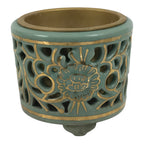 Japanese Buddhist Altar Porcelain Incense Burner Koro Vtg Celadon Blue BA934-OT - Buddhist-chidorivintage.com