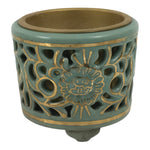 Japanese Buddhist Altar Porcelain Incense Burner Koro Vtg Celadon Blue BA934-OT - Buddhist-chidorivintage.com