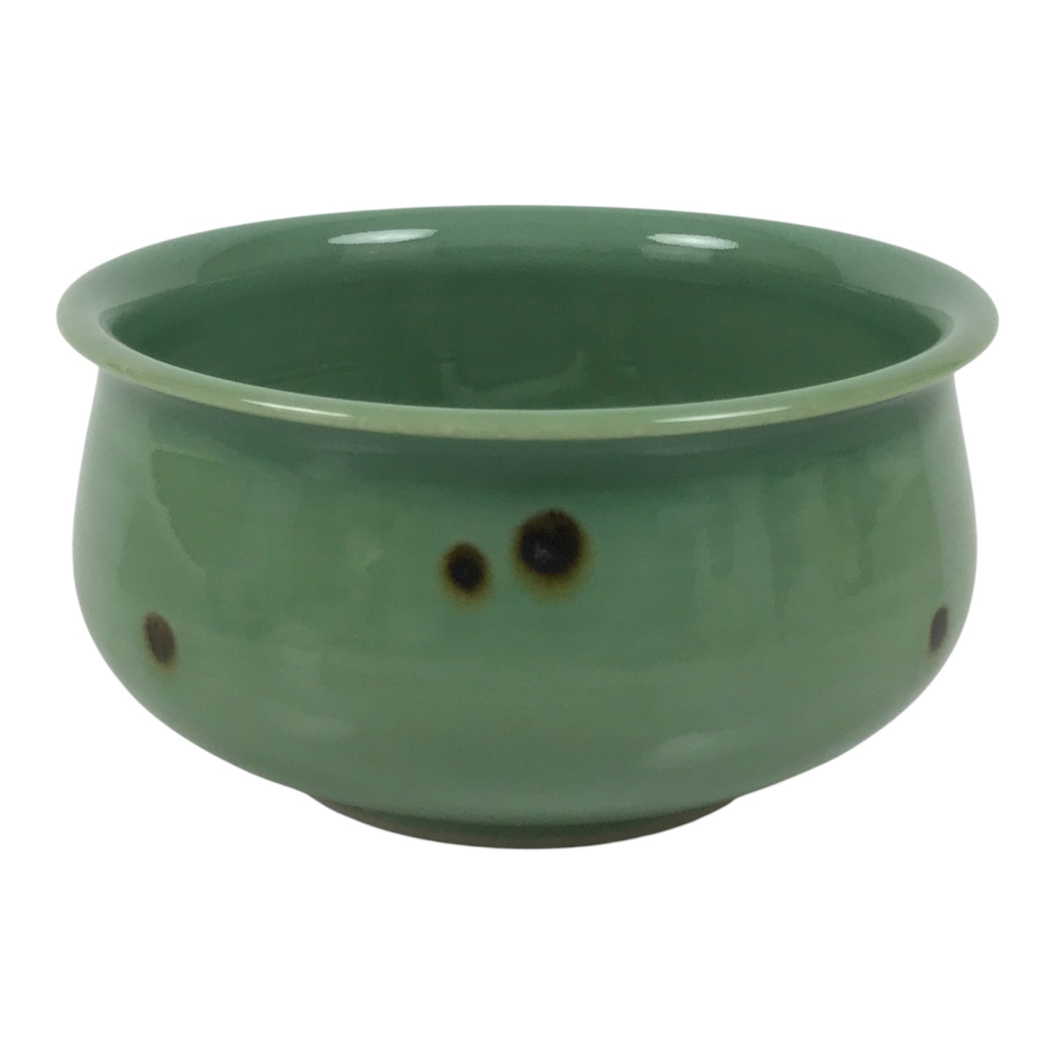 Japanese Porcelain Celadon Waste Water Bowl Kensui Vtg Tea Ceremony Green CHB173-KT - Bowl-chidorivintage.com