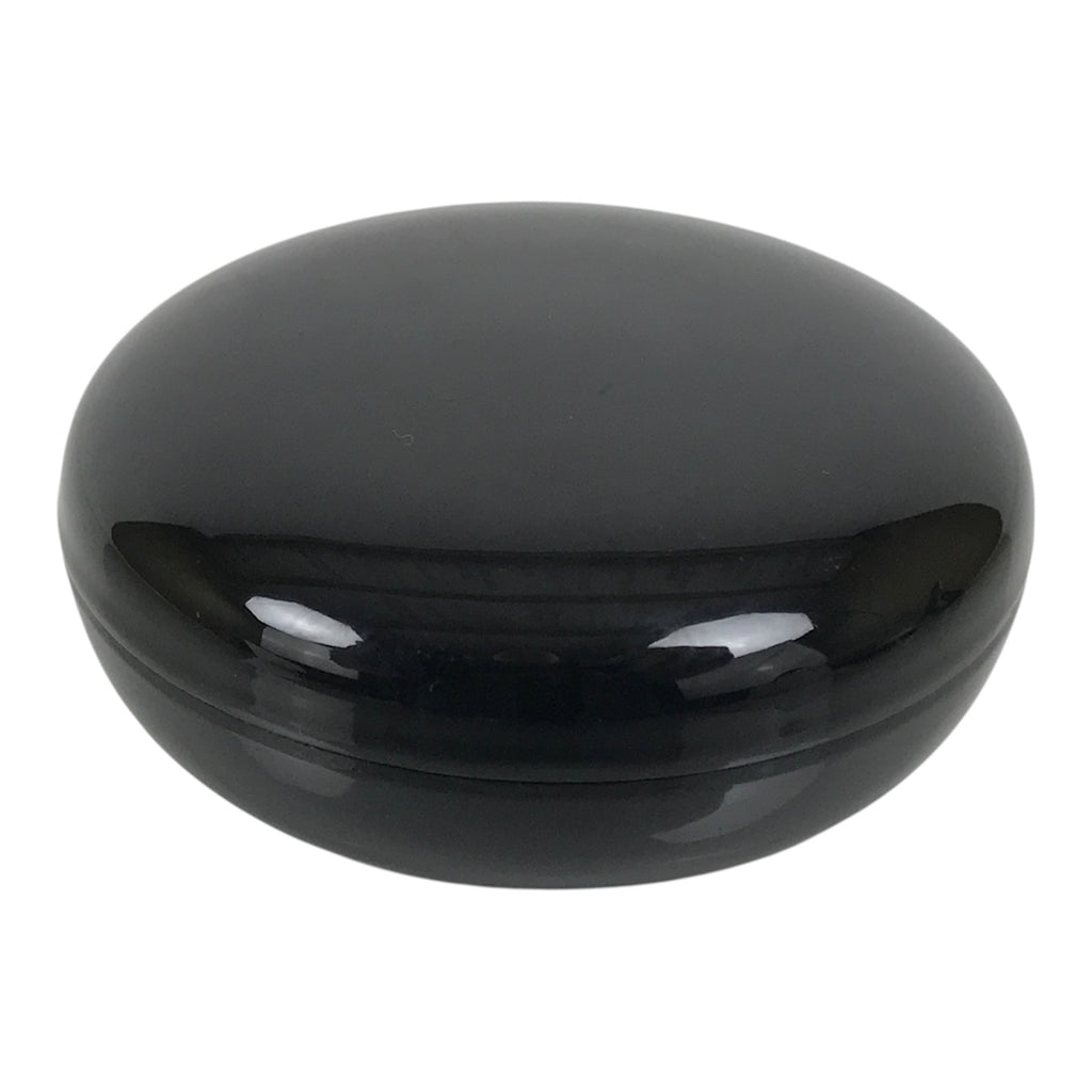 Japanese Buddhist Altar Fitting Resin Incense Container Kogo Simple Black BA939-OT - Buddhist-chidorivintage.com