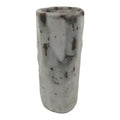 Japanese Shino Ware Ceramic Flower Vase Vtg Ikebana Kabin White Brown FK240-KT - Vase-chidorivintage.com