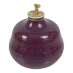 Japanese Porcelain Matcha Tea Container Vtg Chaire Natsume Sado Purple TG201-KT - Tea Ceremony-chidorivintage.com