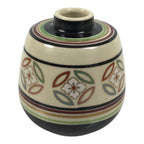 Japanese Kyo Ware Porcelain Matcha Tea Container Vtg Chaire Sado Shippo TG202-KT - Tea Ceremony-chidorivintage.com