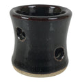Japanese Ceramic Tea Ceremony Kettle Lid Ladle Rest Vtg Futaoki Sado Black TG204-KT - Tea Ceremony-chidorivintage.com