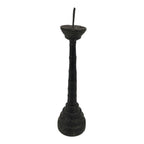 Japanese Buddhist Altar Fitting Lacquered Wood Candle Stand Vtg Shokudai BA941-OT - Buddhist-chidorivintage.com