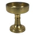 Japanese Buddhist Altar Fitting Metal Rice Offering Cup Vtg Butsugu Gold BA949-OT - Buddhist-chidorivintage.com