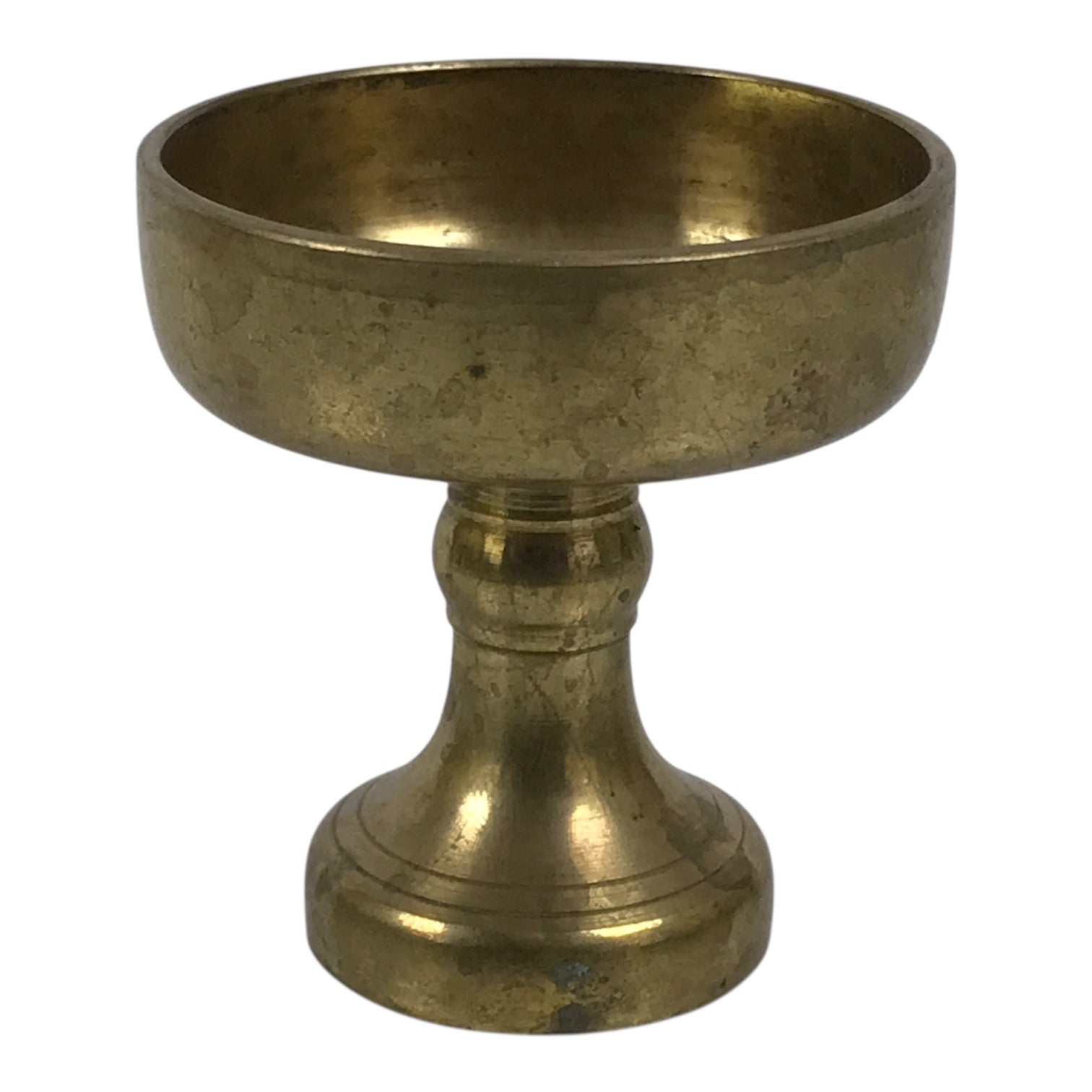 Japanese Buddhist Altar Fitting Brass Rice Offering Cup Vtg Butsugu Gold BA951-OT - Buddhist-chidorivintage.com