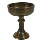 Japanese Buddhist Altar Fitting Metal Rice Offering Cup Vtg Butsugu Gold BA952-OT - Buddhist-chidorivintage.com