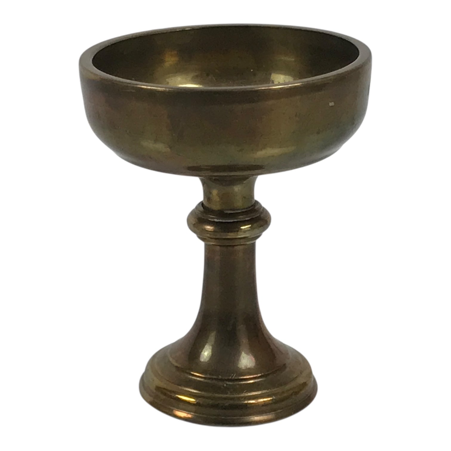 Japanese Buddhist Altar Fitting Metal Rice Offering Cup Vtg Butsugu Gold BA952-OT - Buddhist-chidorivintage.com