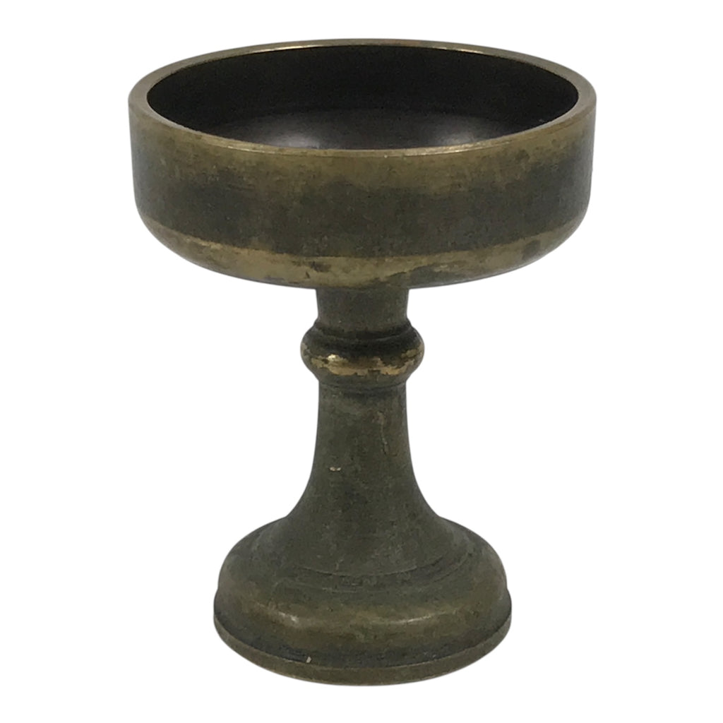 Japanese Buddhist Altar Fitting Brass Rice Offering Cup Vtg Butsugu Gold BA954-OT - Buddhist-chidorivintage.com