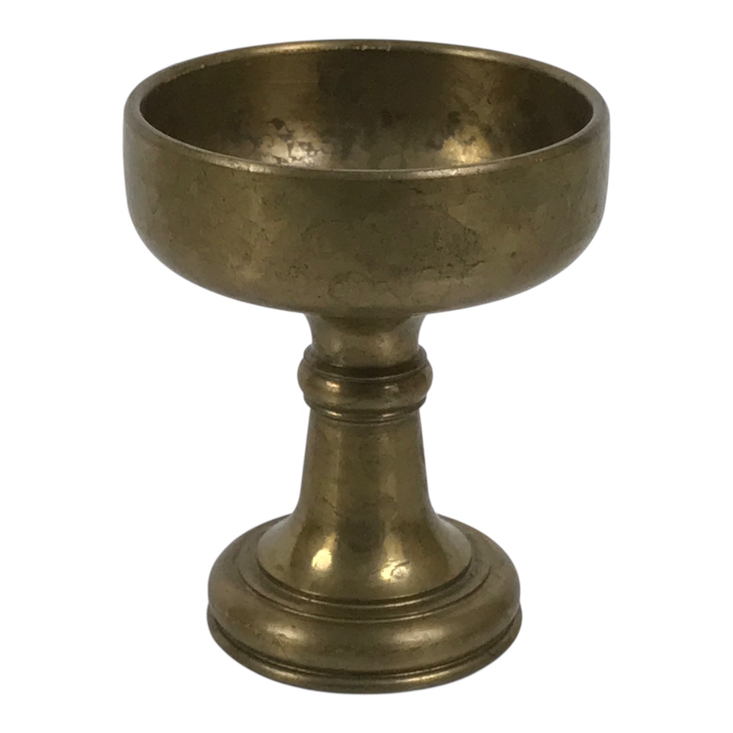 Japanese Buddhist Altar Fitting Brass Rice Offering Cup Vtg Butsugu Gold BA955-OT - Buddhist-chidorivintage.com