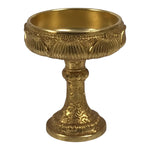 Japanese Buddhist Altar Fitting 24KGP Rice Offering Cup Vtg Butsugu Gold BA956-OT - Buddhist-chidorivintage.com