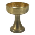 Japanese Buddhist Altar Fitting Metal Rice Offering Cup Vtg Butsugu Gold BA959-OT - Buddhist-chidorivintage.com