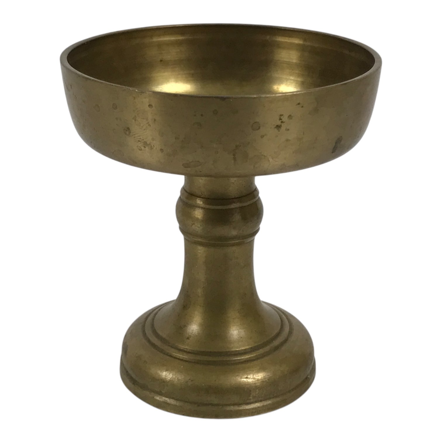 Japanese Buddhist Altar Fitting Brass Rice Offering Cup Vtg Butsugu Gold BA964-OT - Buddhist-chidorivintage.com