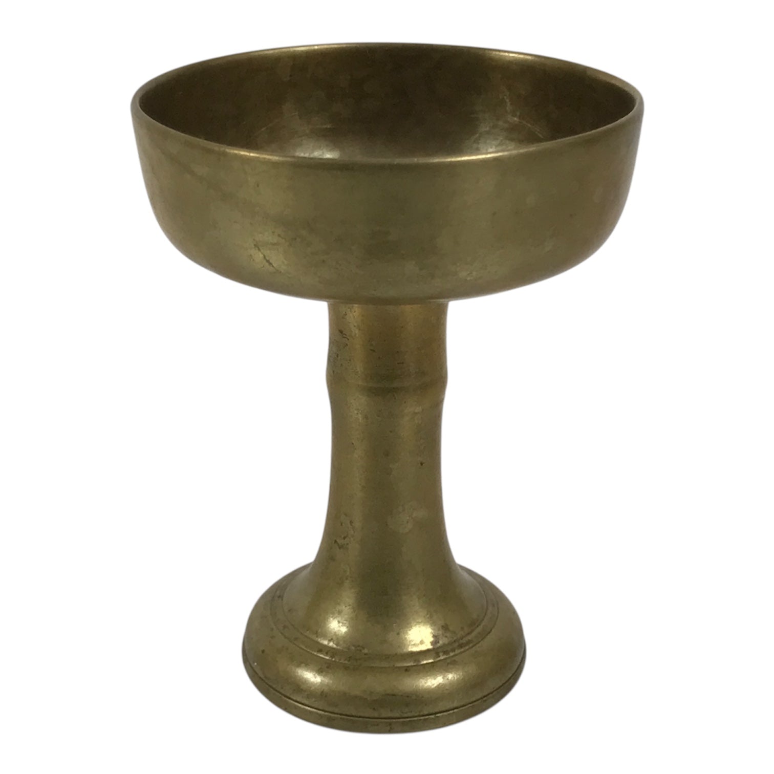 Japanese Buddhist Altar Fitting Brass Rice Offering Cup Vtg Butsugu Gold BA965-OT - Buddhist-chidorivintage.com
