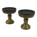 Japanese Buddhist Altar Fitting Brass Rice Offering Cups Butsugu 2pcs Gold BA972-OT - Buddhist-chidorivintage.com