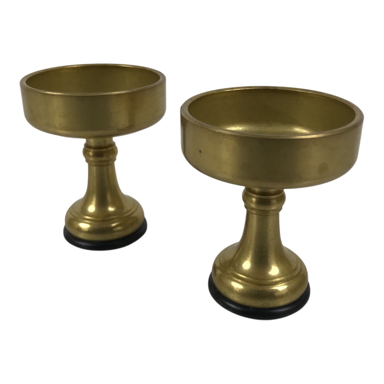 Japanese Buddhist Altar Fitting Brass Rice Offering Cups Butsugu 2pcs Gold BA973-OT - Buddhist-chidorivintage.com