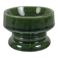 Japanese Buddhist Altar Fitting Porcelain Candle Stand Vtg Shokudai Green BA977-OT - Buddhist-chidorivintage.com