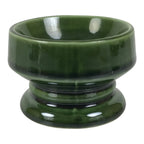 Japanese Buddhist Altar Fitting Porcelain Candle Stand Vtg Shokudai Green BA977-OT - Buddhist-chidorivintage.com