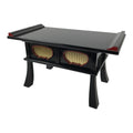 Japanese Buddhist Altar Fitting Lacquer Kyozukue Offering Table Black Red BA979-OT - Buddhist-chidorivintage.com