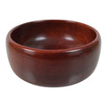 Japanese Lacquer Wooden Kashiki Snack Bowl Kashibachi Reddish Brown Grain L619-KT - Lacquerware-chidorivintage.com