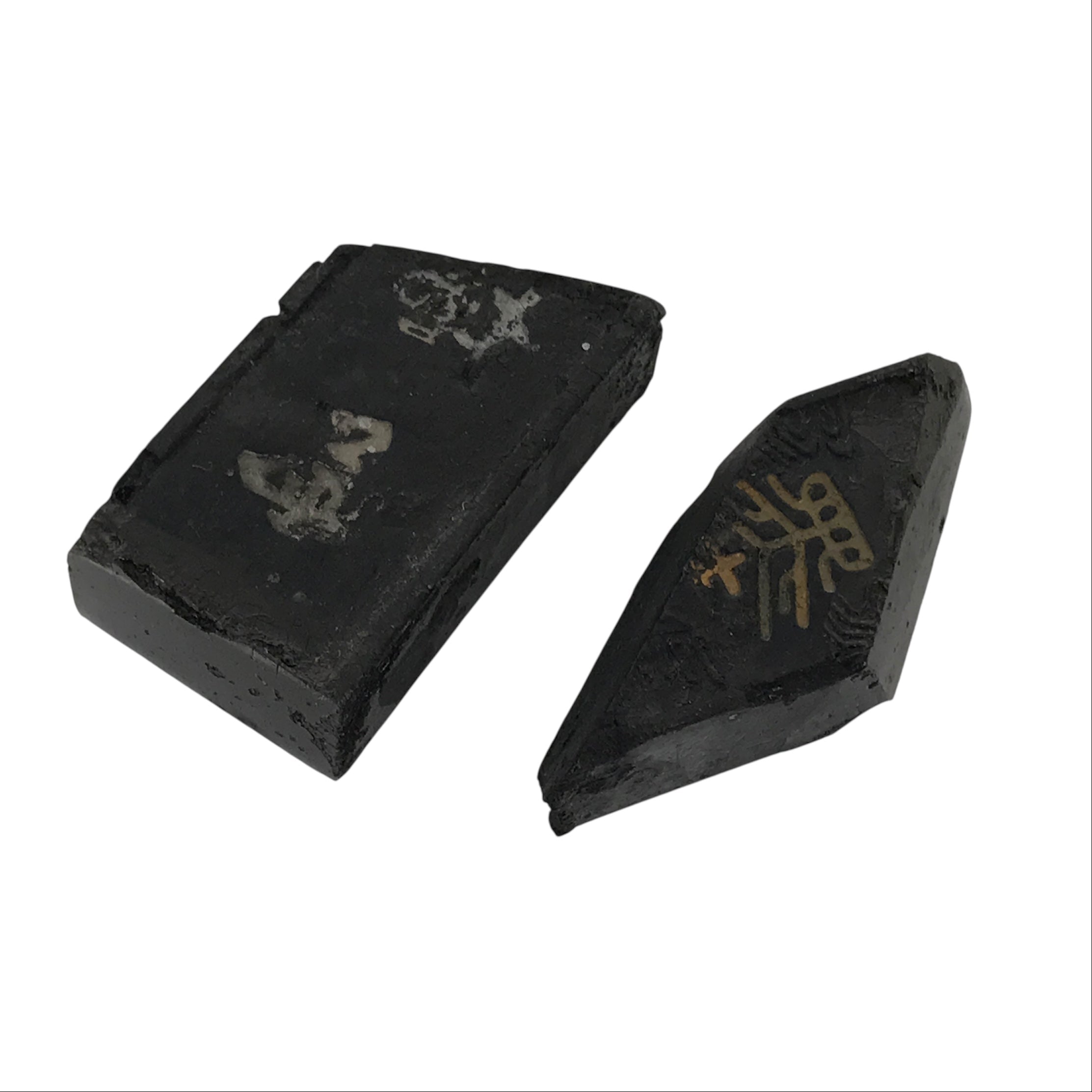 Japanese Sumi Ink Stick Vtg Black Soot Calligraphy Tool Shodo Shuji Kanji C57-AD - Calligraphy Tool-chidorivintage.com