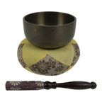 Japanese Buddhist Altar Fitting Bronze Orin Bell Vtg Singing Bowl Pillow BA982-OT - Buddhist-chidorivintage.com