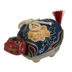 Japanese Ceramic Doll Shishimai Figurine New Year's Lucky Charm Bobblehead ST124-AD - Figurine-chidorivintage.com