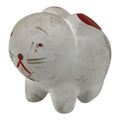 Japanese Clay Figurine Zodiac Rabbit Vtg Lucky Charm Doll Statue White ST135-AD - Figurine-chidorivintage.com