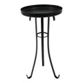 Japanese Buddhist Altar Fitting Metal Candle Stand Vtg Shokudai Black BA987-OT - Buddhist-chidorivintage.com
