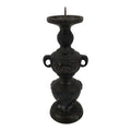 Japanese Buddhist Altar Fitting Bronze Metal Candle Stand Shokudai Brown BA989-OT - Buddhist-chidorivintage.com