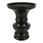 Japanese Buddhist Altar Bronze Metal Flower Vase Vtg Hanatate Simple Brown BA993-OT - Buddhist-chidorivintage.com