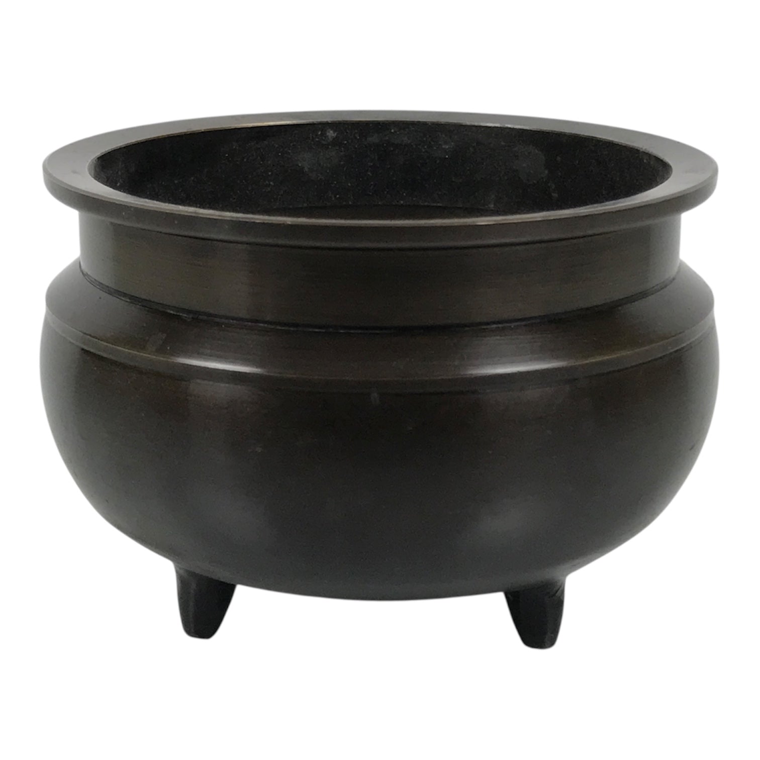 Japanese Buddhist Altar Fitting Bronze Incense Burner Pot Vtg Koro Brown BA995-OT - Buddhist-chidorivintage.com