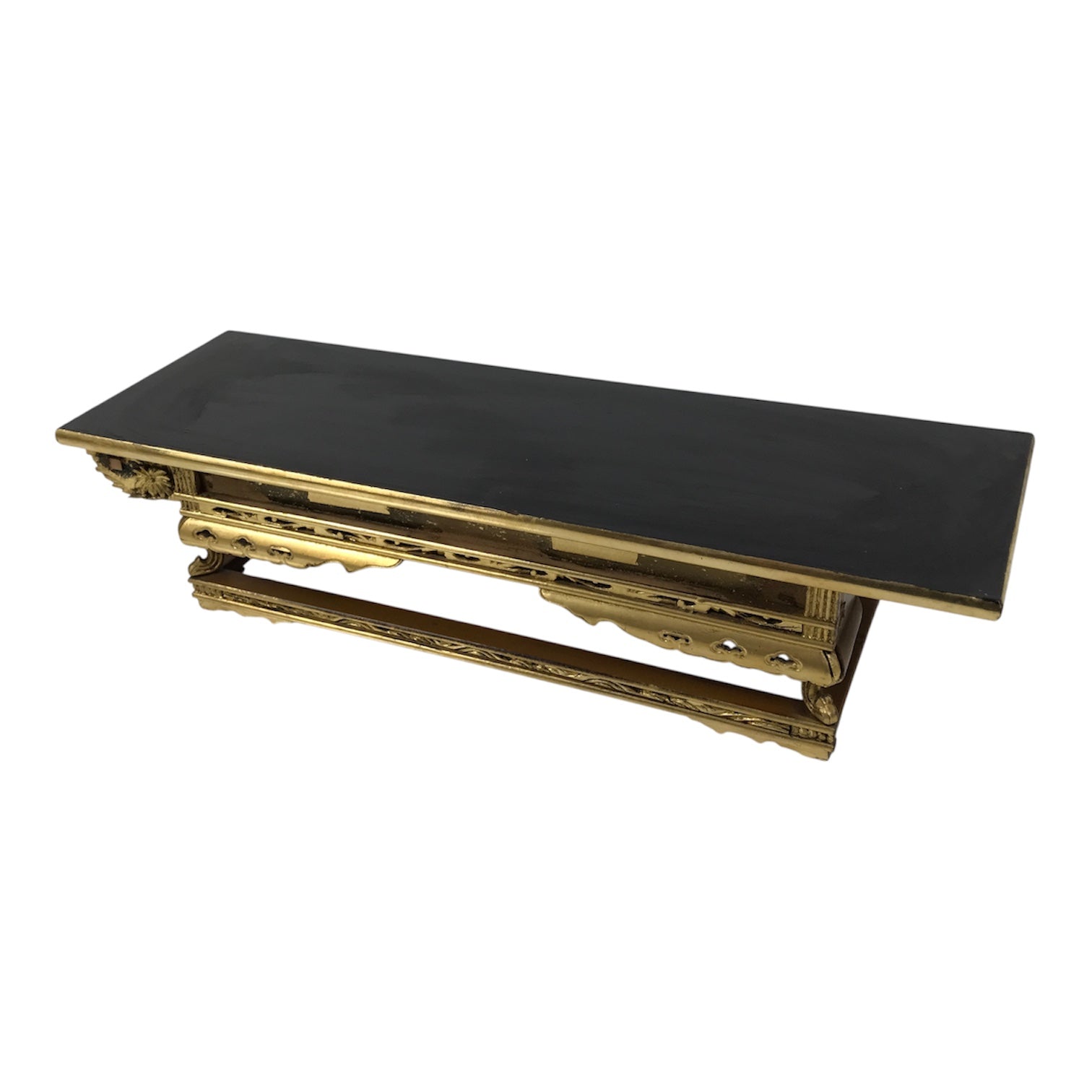 Japanese Buddhist Altar Lacquered Wood Offering Table Vtg Uwajoku Maejoku BT1-OT - Buddhist-chidorivintage.com