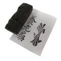 Japanese Hand-Carved Wood Stamp Vtg 2-Sides Yoro Tabanenoshi Stationary HS313-OT - Hanko-chidorivintage.com