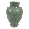 Japanese Porcelain Flower Vase Vtg Ikebana Kabin Celadon Green Floral FK259-KT - Vase-chidorivintage.com